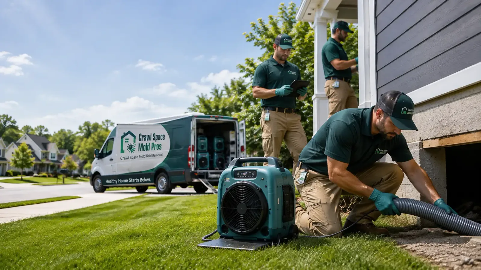 Crawl Space Mold Removal in Benton, KS